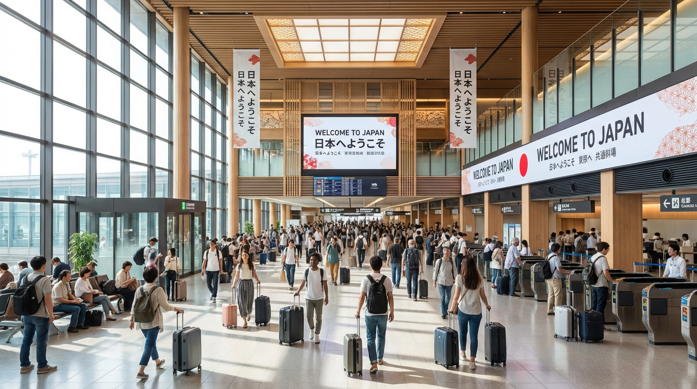 Narita Airport Arrival